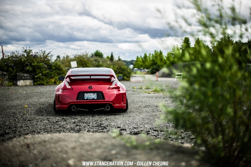 sports, Stance, Stanceworks, car, outdoors, Nissan, sky, selective focus, no people, motor vehicle, 720P, mode of transportation, road, plant, day, cloud - sky