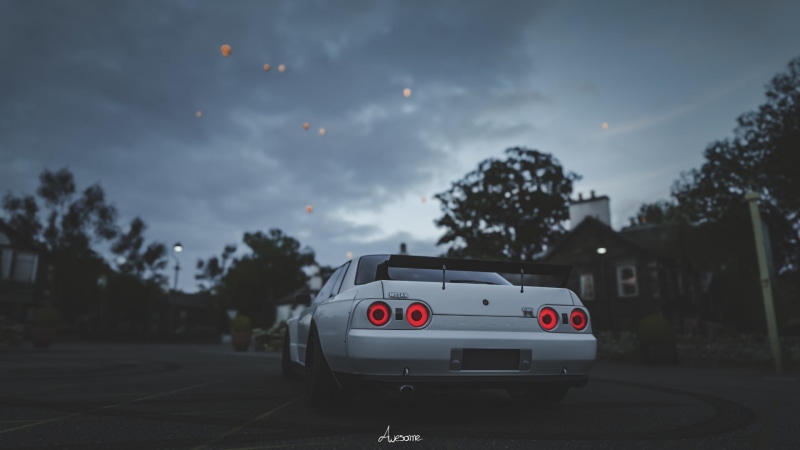 Forza Horizon 4, Nissan, 1080P, video games, Forza, Japanese cars, Rocket Bunny, Nismo, gtr r32, JDM, Nissan GT-R R32