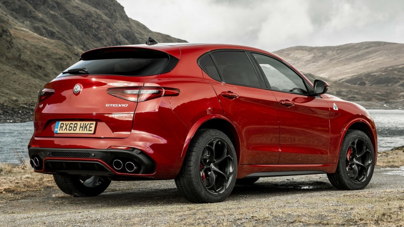 1080P, Alfa Romeo, SUV, Crossover Car, Compact Car, Luxury Car, Alfa Romeo Stelvio Quadrifoglio, Car, Red Car