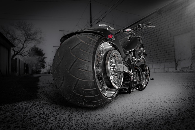 vignette, outdoors, stationary, wheel, shock Absorber, brake, sports, land Vehicle, wheel Well, mode of transportation, transportation, style, speed, metal