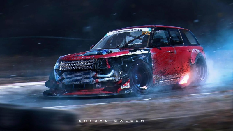 speed, racecar, hd, wet, motion, design, motor vehicle, motorsport, rain, outdoors, mode of transportation, drift, transportation, selective focus, khyzyl saleem
