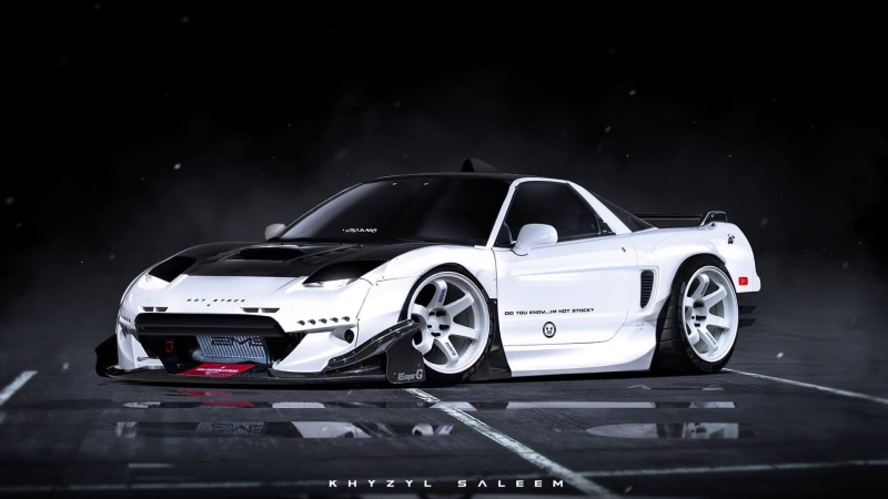 no people, security, honda nsx, land vehicle, speed, outdoors, honda, nsx, protection, mode of transportation, photoshop, city, white, motor vehicle, transportation