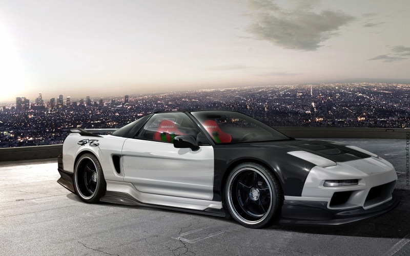 hd, virtual, honda, 1080P, cars, nsx, art, cityscapes, tuning, x, motorcycles