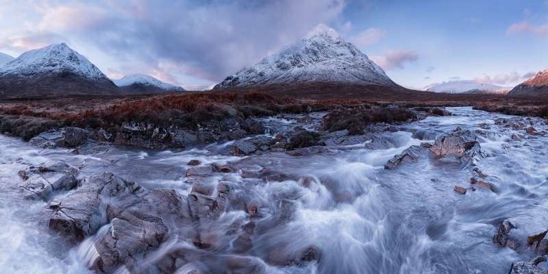 Scotland, landscape, snowy mountain, nature, photo, river, outdoors, snowy, laps, Glens, 5K, blue, mountain Peak, snow, mountain, travel, beauty In Nature