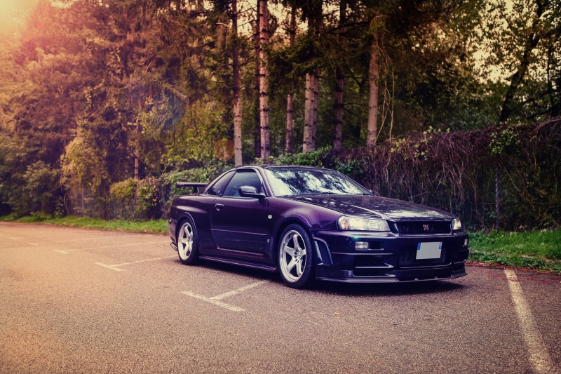 Nissan, Nissan Skyline GT-R R34 Nismo, car, car spoiler, skyline, 1080P