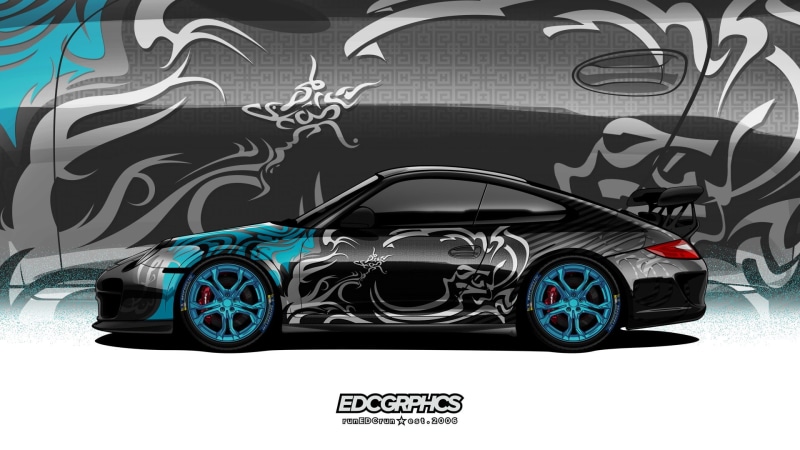 render, Porsche 911 GT3, communication, design, land vehicle, motor vehicle, western script, text, mode of transportation, abstract, Porsche, sport, sign