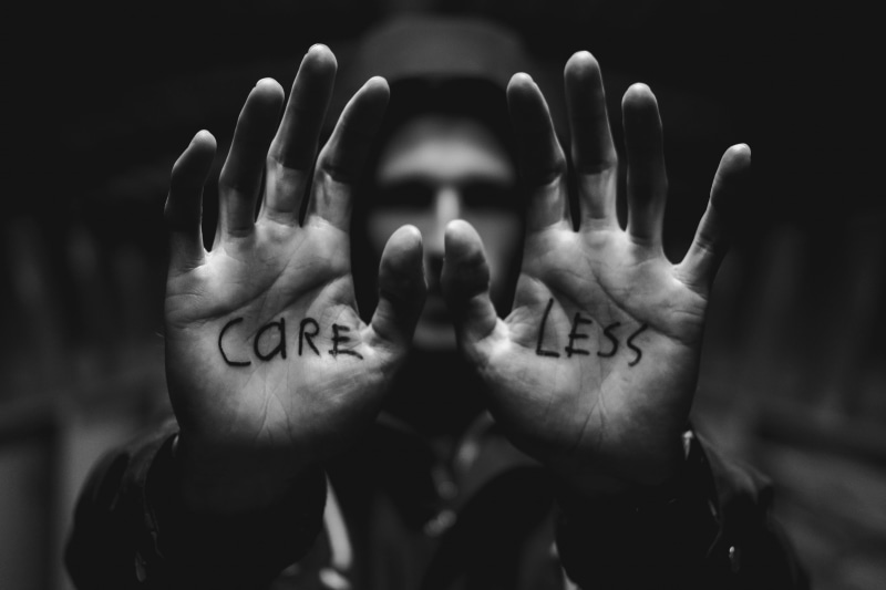 one person, real people, showing, indoors, guy, write, 4K, dark, emotion, stop gesture, hand sign, message, front view, women, gesturing, hands, headshot