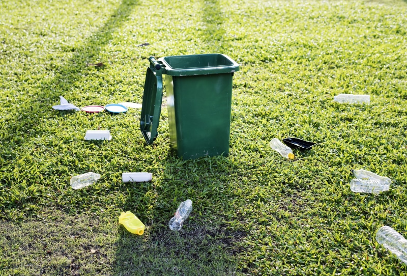 plastic, container, pollution, green, bottles, waste, day, outdoors, recycle, land, environmental conservation, daylight, nature, messy, bin, garbage, garbage can