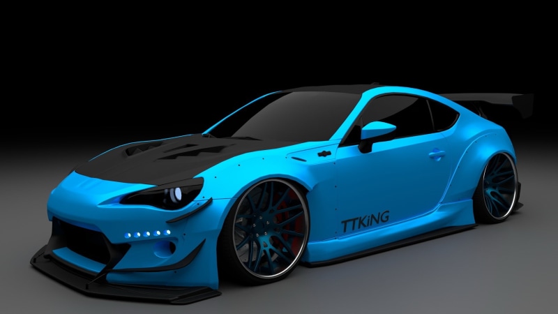 IT design, 1080P, Toyobaru, car, digital art, Toyota GT-86