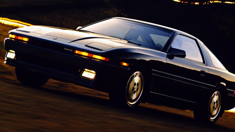 80s cars, 1080P, Toyota, Toyota Supra MK3, Headlights