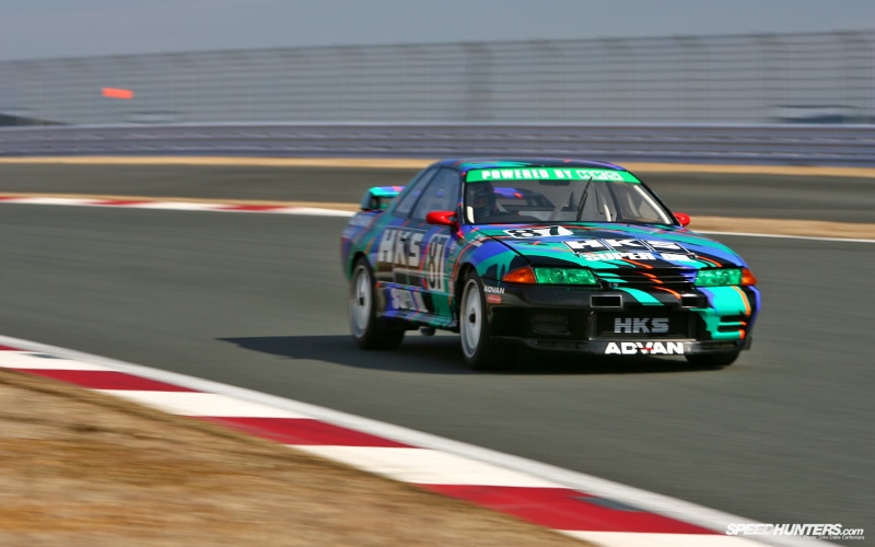 racetrack, Nissan Skyline GT-R R-32, 1080P, JDM, tuning, HKS, Advan, car