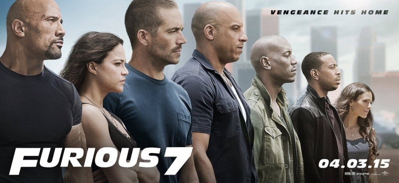 Michelle Rodriguez, young adult, Dwayne Johnson, mature men, waist up, 1080P, Letty Ortiz, film Industry, Furious 7, Ludacris, coach, sport, group Of People