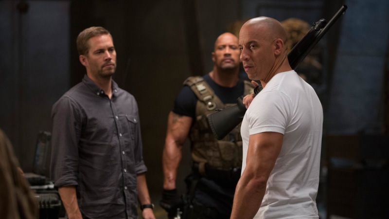 Paul Walker, diesel, vin, Dominic Toretto, 1080P, Furious 7, Brian OConner, Luke Hobbs, Fast and Furious, Vin Diesel, Dwayne Johnson