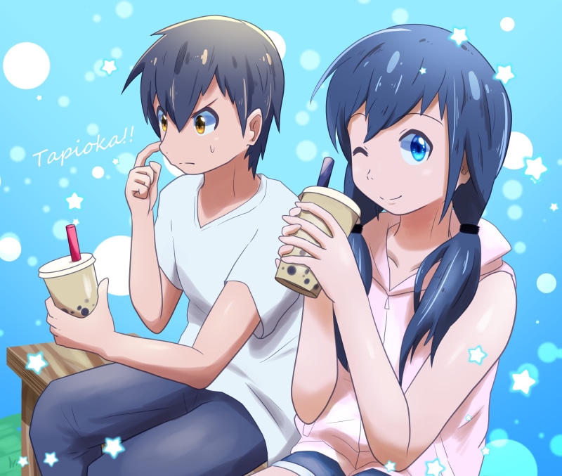 Hodaka Morishima, Hina Amano, Weathering With You, 2K, Anime