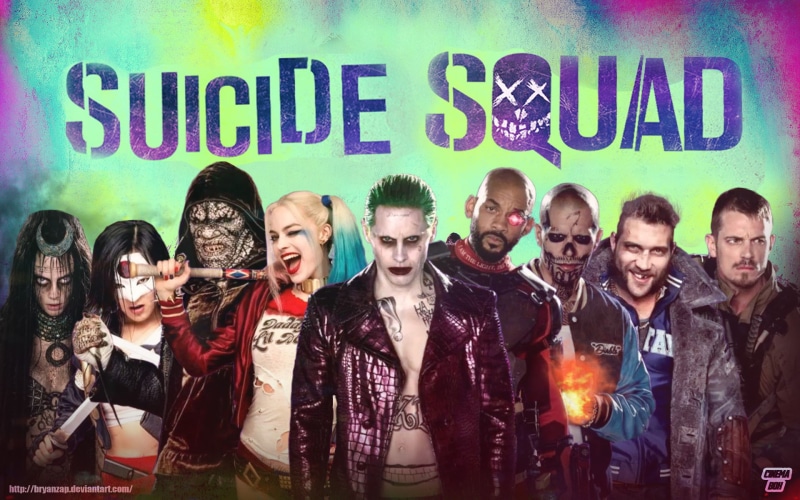 Joker, Deadshot, Harley Quinn, Killer Croc, Suicide Squad, Movie, 1080P