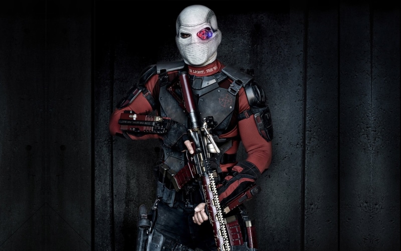 men, Weapon, wall - building feature, clothing, headwear, unrecognizable person, waist up, music, DC Comics, Movie, holding, military, front view, one person