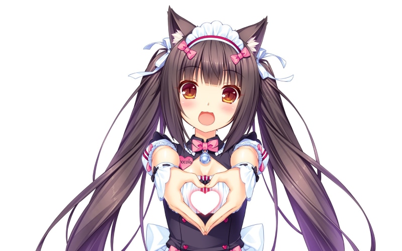 Anime, 1080P, Blush, Chocola (Nekopara), Smile, Nekopara, Girl