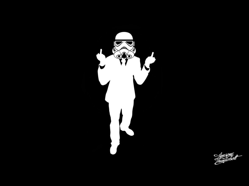 black, one person, celebration, leisure activity, minimalism, 720P, body part, full length, cut out, Storm Troopers, real people, unrecognizable person