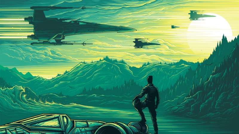 Star Wars: The Force Awakens, Star Wars, Dan Mumford, 1080P