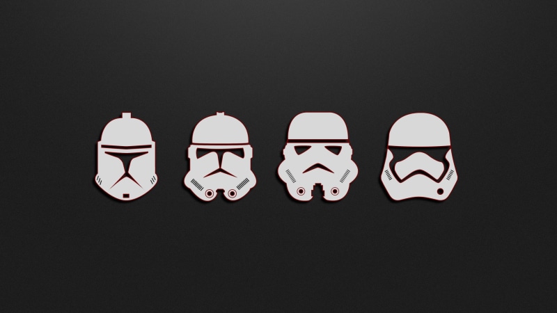 First Order (Star Wars), Stormtrooper, Star Wars, Clone Trooper, 1080P