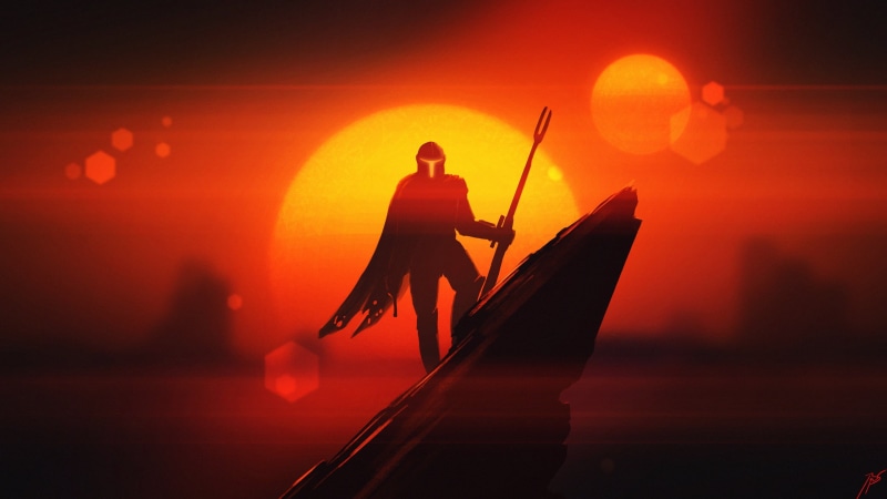 TV Show, The Mandalorian, Star Wars, 2K, Sunset, The Mandalorian (Character)