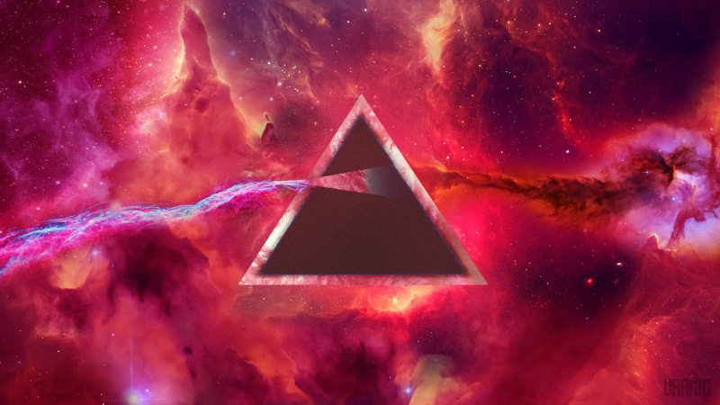 1080P, guitar, Nebulosa Roseta, Andromeda, The Dark Side of the Moon, classic rock, Pink Floyd