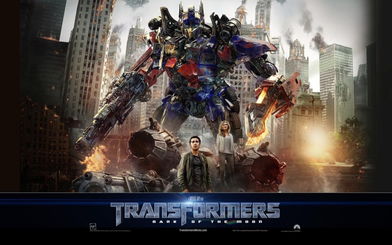 optimus, moon, transformers, dark, 1080P, prime