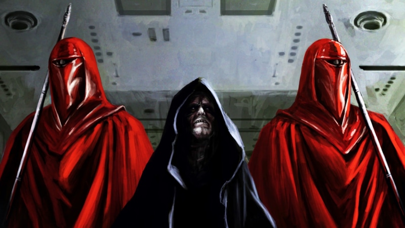 indoors, spirituality, hood, hood - clothing, Emperor Palpatine, looking at camera, artwork, people, portrait, clothing, belief, adult, hooded shirt, real people