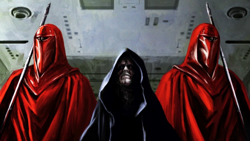 Emperor Palpatine, adult, hijab, waist up, transportation, belief, 1080P, front view, indoors, obscured face, Star Wars, religion, hood, women, hood - clothing