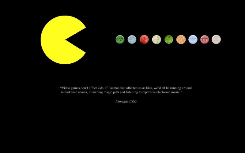 pac man, quotes, nintendo, 720P, ecstasy, drugs, mdma, pills, ecstacy