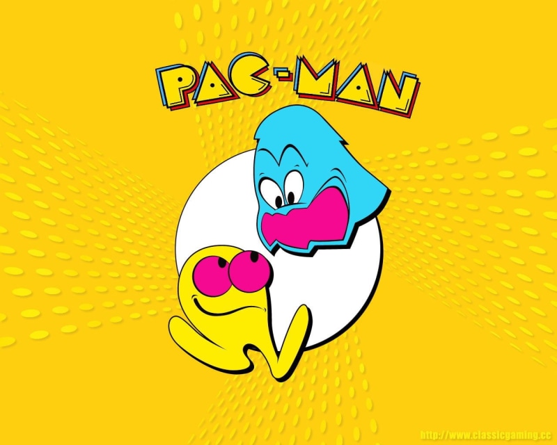 man, illustration, Pac-Man, pac, 720P