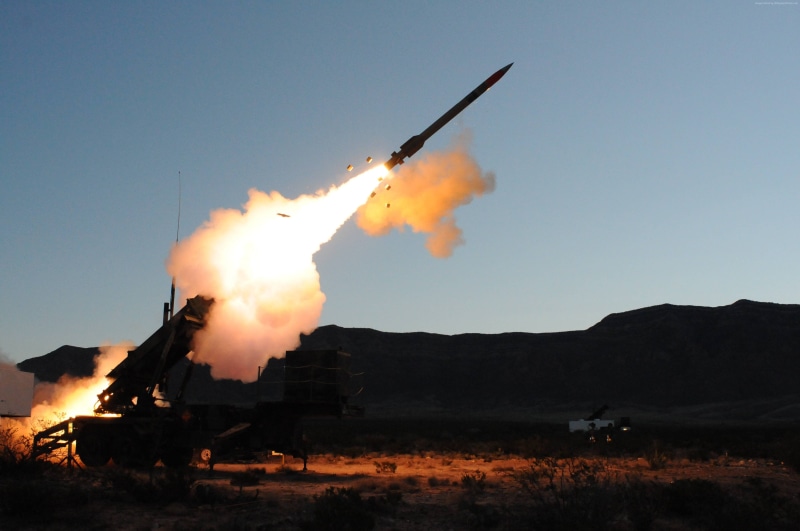 MIM-104, MIM-104F, Raytheon, SAM, missile firing, missile system, Patriot, USA Army, 4K, PAC-3