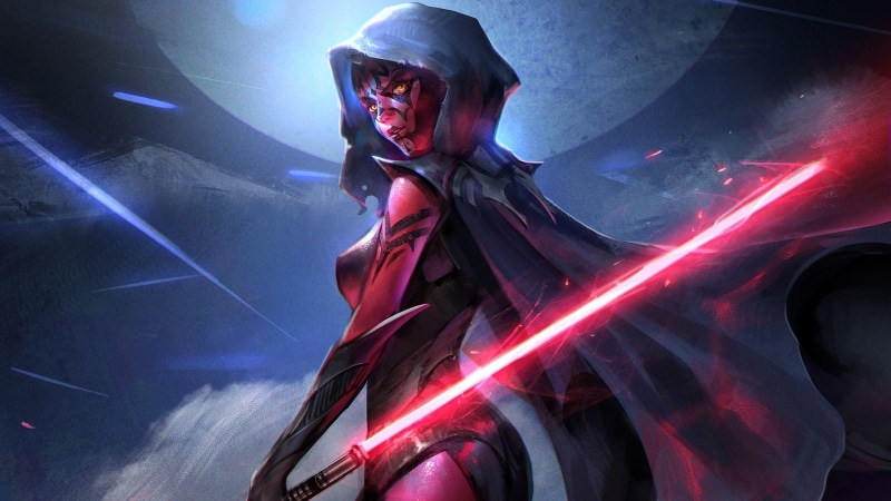 the daughter of Darth Maul, Lady Darth Maul, 1080P, jeremy chong, Star wars, Daughter of Darth Maul, starwars