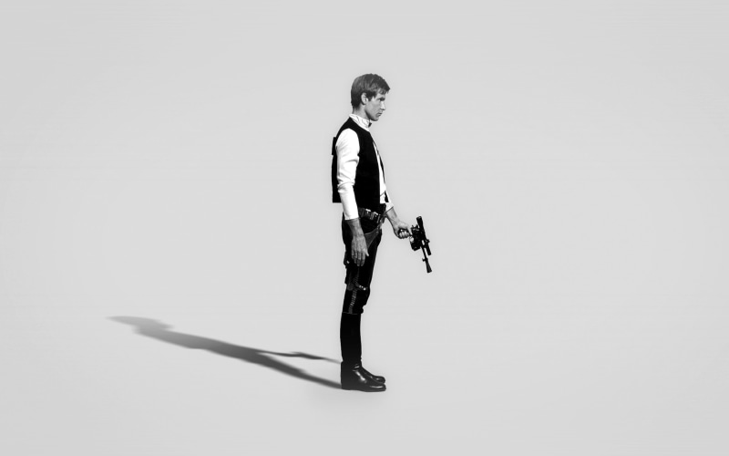 minimal, 4K, side view, full length, art, leisure activity, starwars, han, sport, young men, indoors, one person, women, standing, young adult, lifestyles