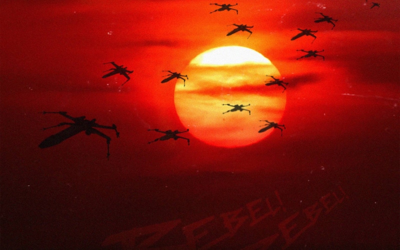 4K, animal wildlife, silhouette, vertebrate, art, starwars, beauty in nature, animal themes, water, sky, no people, poster, animals in the wild, cloud - sky