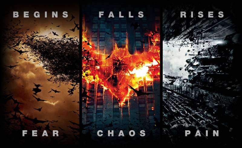 The Dark Knight Rises, Dark Knight Trilogy, 2K, The Dark Knight, artwork, Batman Begins