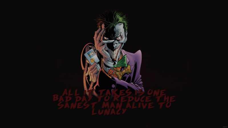 quote, Joker, Batman Begins, 2K
