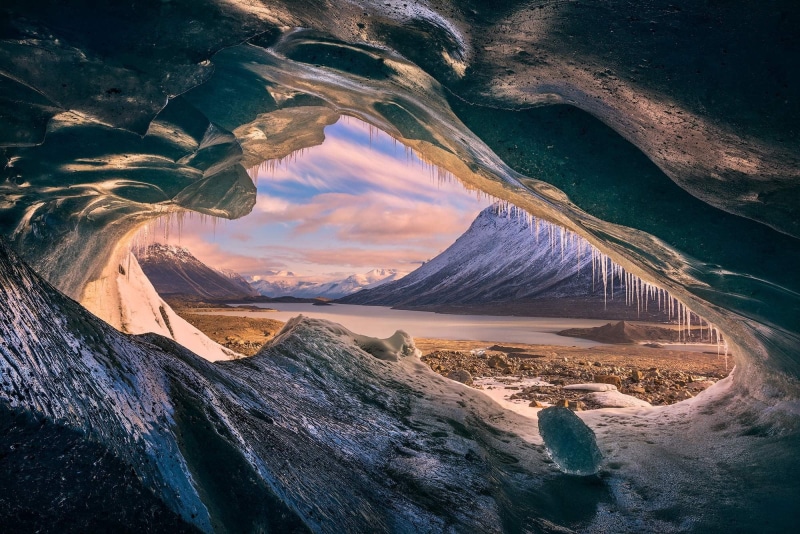 geology, physical geography, island, tranquility, rock, no people, cloud - sky, frost, Canada, formation, tranquil scene, snowy peak, ice, travel destinations