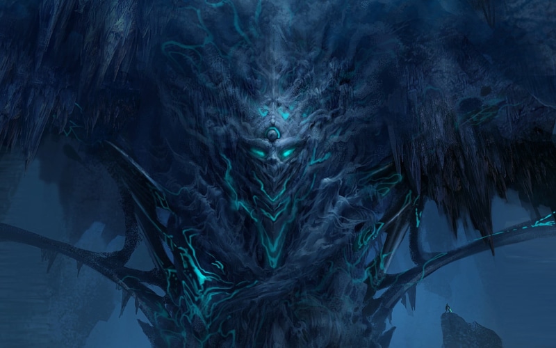 frozen, video games, digital composite, reflection, no people, day, environment, character, mystery, StarCraft, turquoise colored, cold temperature, blue