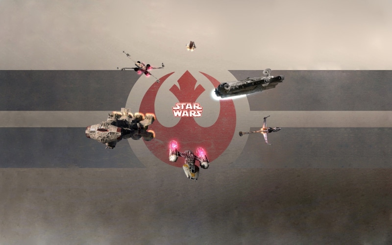 flying, movies, Rebels, group of people, western script, transportation, day, Star Wars, people, outdoors, nature, arts culture and entertainment, text
