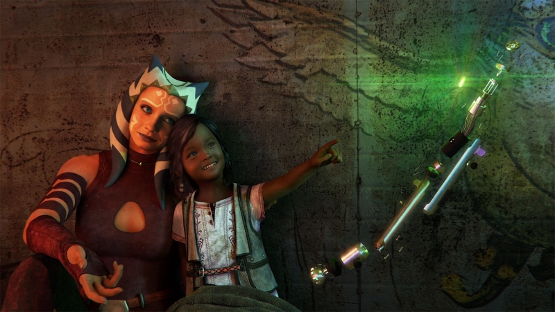 girl, ahsoka tano, alien, 1080P, rendering, star wars