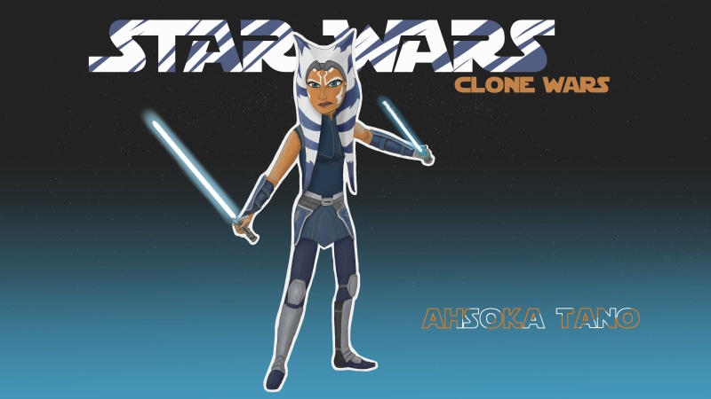 Jedi, Ahsoka Tano, Star Wars, lightsaber, 4K, Star Wars: The Clone Wars, universe, Star Wars: Rebels