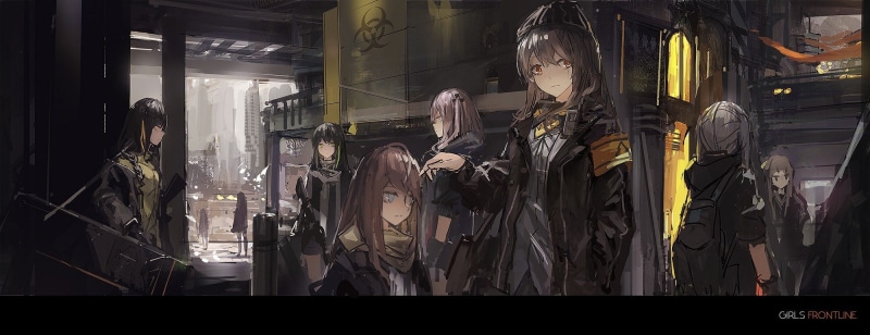 hd, anime, x, Anime Girls, 2000x772 px, girls, planets, px, space, multiple, display, art, Multiple Display, 1080P