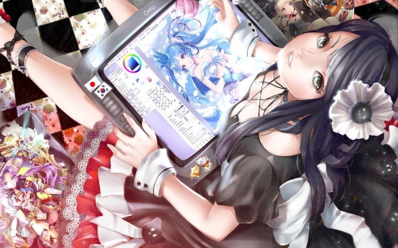 x, px, original characters, akira, anime, girls, characters, art, 1080P, Anime Girls, hd, 1920x1200 px, original