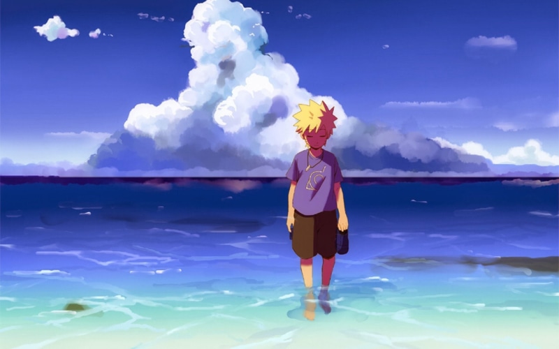 boys, metal, hd, anime, x, Clouds, naruto, uzumaki, Uzumaki Naruto, sea, px, 1920x1200 px, alchemist, full, 1080P, anime boys, art