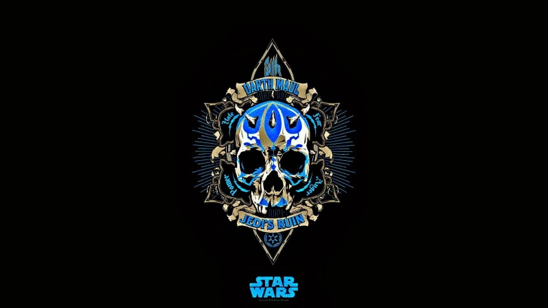 the past, Jedi, copy space, creativity, logo, 1080P, cut out, pattern, wars, close-up, text, single object, architecture, black background, black, skull