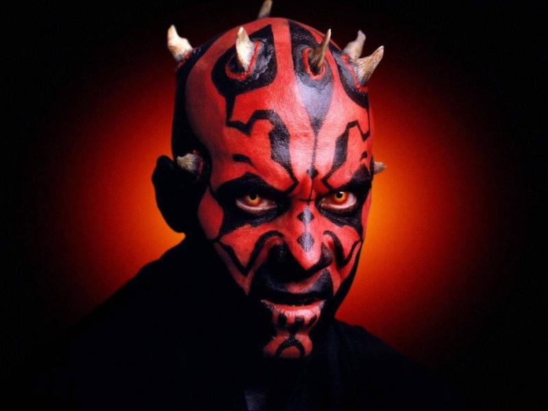 halloween, one person, bizarre, human body part, studio shot, dark, indoors, celebration, 480P, human face, headshot, Sith, horror, fear, make-up, Star Wars