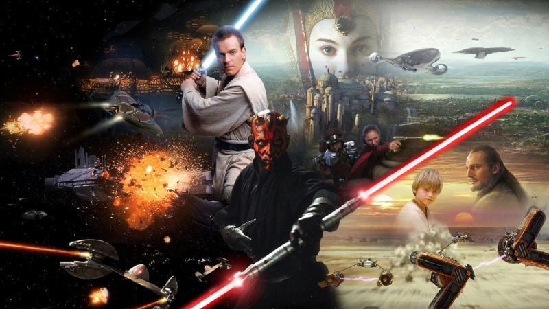 Obi-Wan Kenobi, 1080P, Darth Maul, Anakin Skywalker, Qui-gon Jinn, Star Wars, podracer (Star Wars), Star Wars Episode I: The Phantom Menace