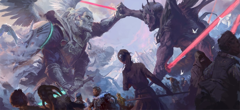 1080P, fan art, Darth Maul, Qui-Gon Jinn, Yuri Chemezov, Star Wars