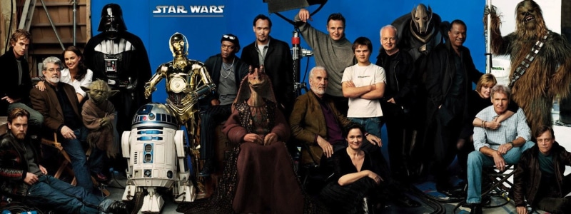 Yoda, Chewbacca, Samuel L. Jackson, General Grievous, 1080P, R2-D2, George Lucas, Harrison Ford, Jar Jar Binks, Darth Vader, Cast, C-3PO, Star Wars
